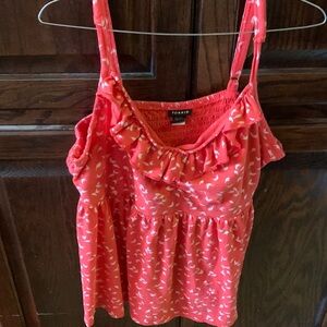 Torrid summer tank with bird print